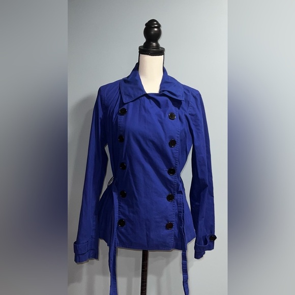 Lauren ralph lauren- Blue button up coat - Picture 3 of 9